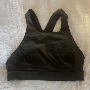 Lululemon Wonder Train Olive Green Sports Bra Size 8